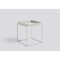 - Bord - Tray Table Medium Square - Grå - 40x40 cm - warm grey*Hay Outlet