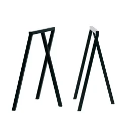 - Bordbukke - Loop Stand Frame - sort - 95 cm høj - sæt med 2 styk*Hay Clearance