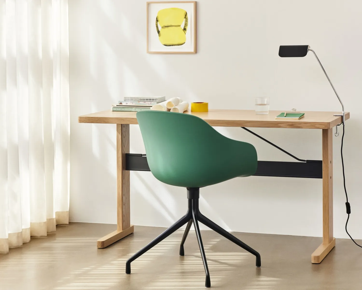 - Bordlampe - Apex Desk Clip Lamp - Emerald Grøn^Hay Sale