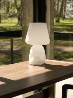 - Bordlampe - Apollo - Hvid - Ø25 X H38 cm^Hay New