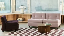 - Bordlampe - Ava Pyramid - Sort/Hvid - H50 cm^Hay Best