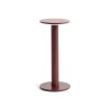 - Bærbar Lampe - Host - H22 cm - Iron Red*Hay Best