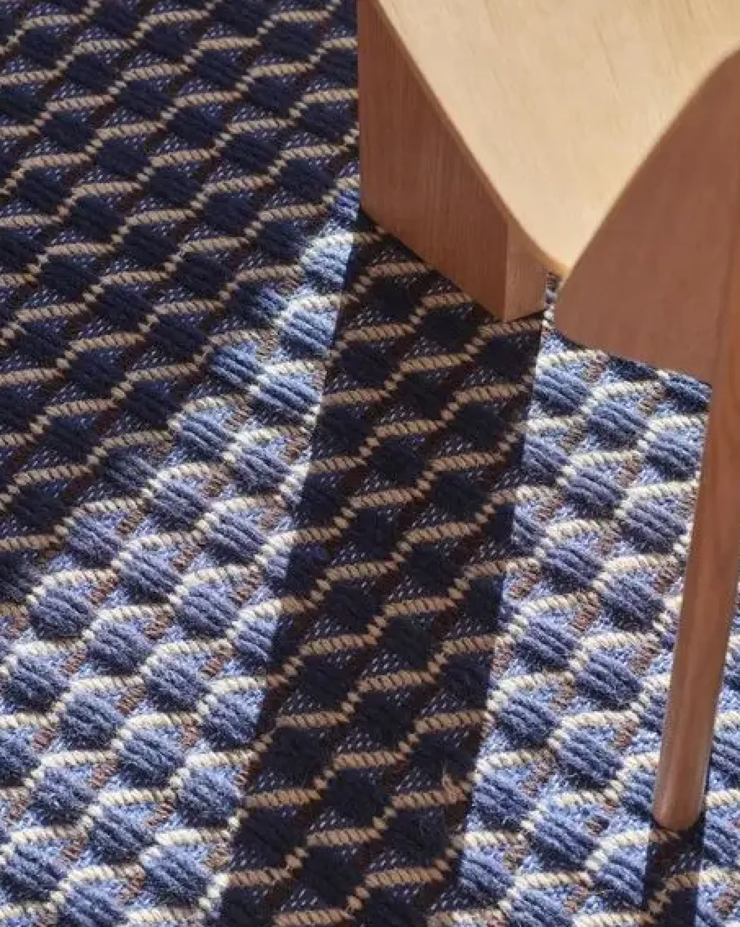 - Channel Rug - 60 x 200 cm - Blue / White^Hay Discount