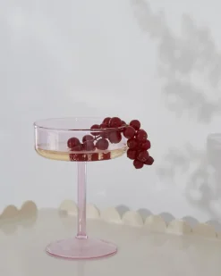 - Cocktail glas - Tint Coupe Glass - 2 stk. - Pink^Hay