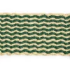 - Coco Door Mat - Dark Green & White - Dark green and white - 619^Hay Best