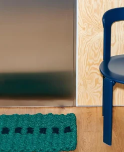 - Coco Door Mat - Dot - Green & Black - Dark green and black - 40 x 80 cm^Hay New