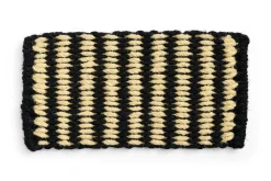 - Coco Door Mat - Stribe wave - Black & White - Black and white - 619^Hay Discount
