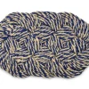 - Coco Door Mat - Swirl - Blue and off-white*Hay Sale