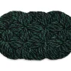 - Coco Door Mat - Swirl - Green and black*Hay Best