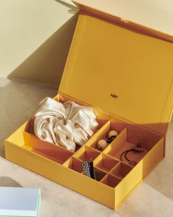 - Colour Storage Jewellery Box - Smykkeskrin - Egg Yolk gul*Hay Clearance