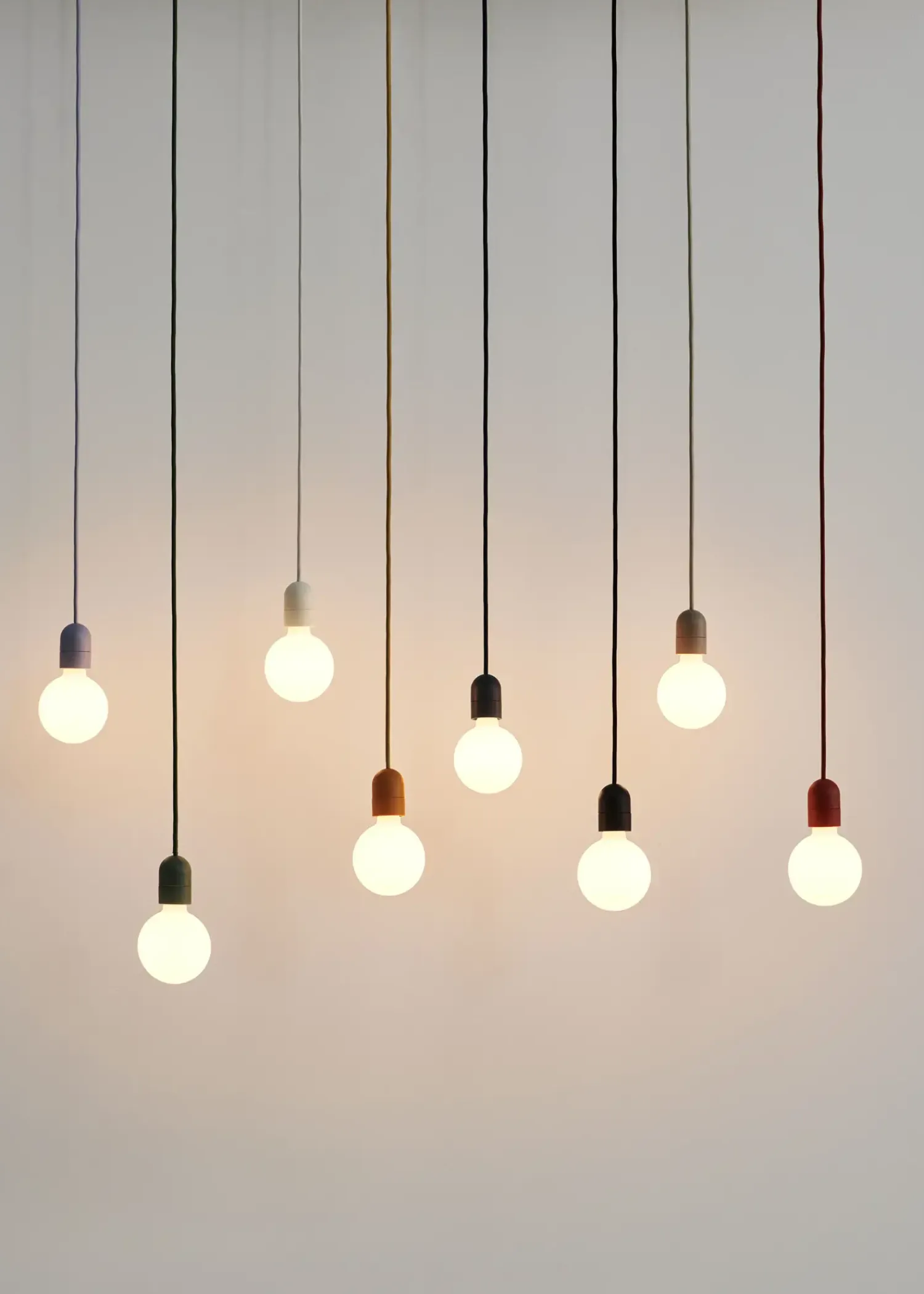 - Common Pendant Cord Set - Beton grey^Hay Hot