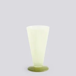 - Conical Vase - Small - Lys grøn/mørk lime^Hay Hot