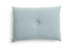 - Dot Cushion - Linen - Pigeon blue^Hay