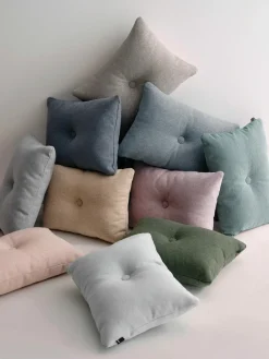 - Dot Cushion - Linen - Pistachio green^Hay Sale