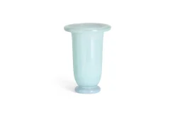 - Empire Vase - Medium - Blue - Ice blue with light blue base - 749^Hay Online