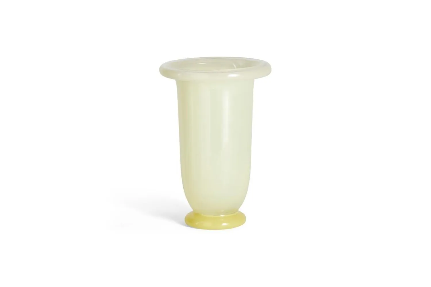 - Empire Vase - Medium - Lime Yellow - Lime yellow with dark lime base - 749^Hay Clearance