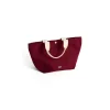 - Everyday Tote Bag - Mini - Burgundy^Hay