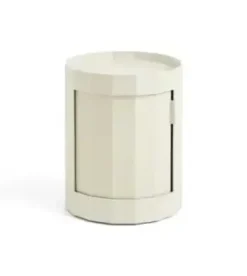 - Facet Cabinet - Low - Eggshell - Hvid - 49 cm - sidebord med hjul*Hay Clearance