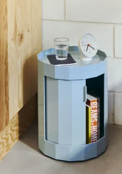 - Facet Cabinet - Low - Eggshell - Hvid - 49 cm - sidebord med hjul*Hay Clearance