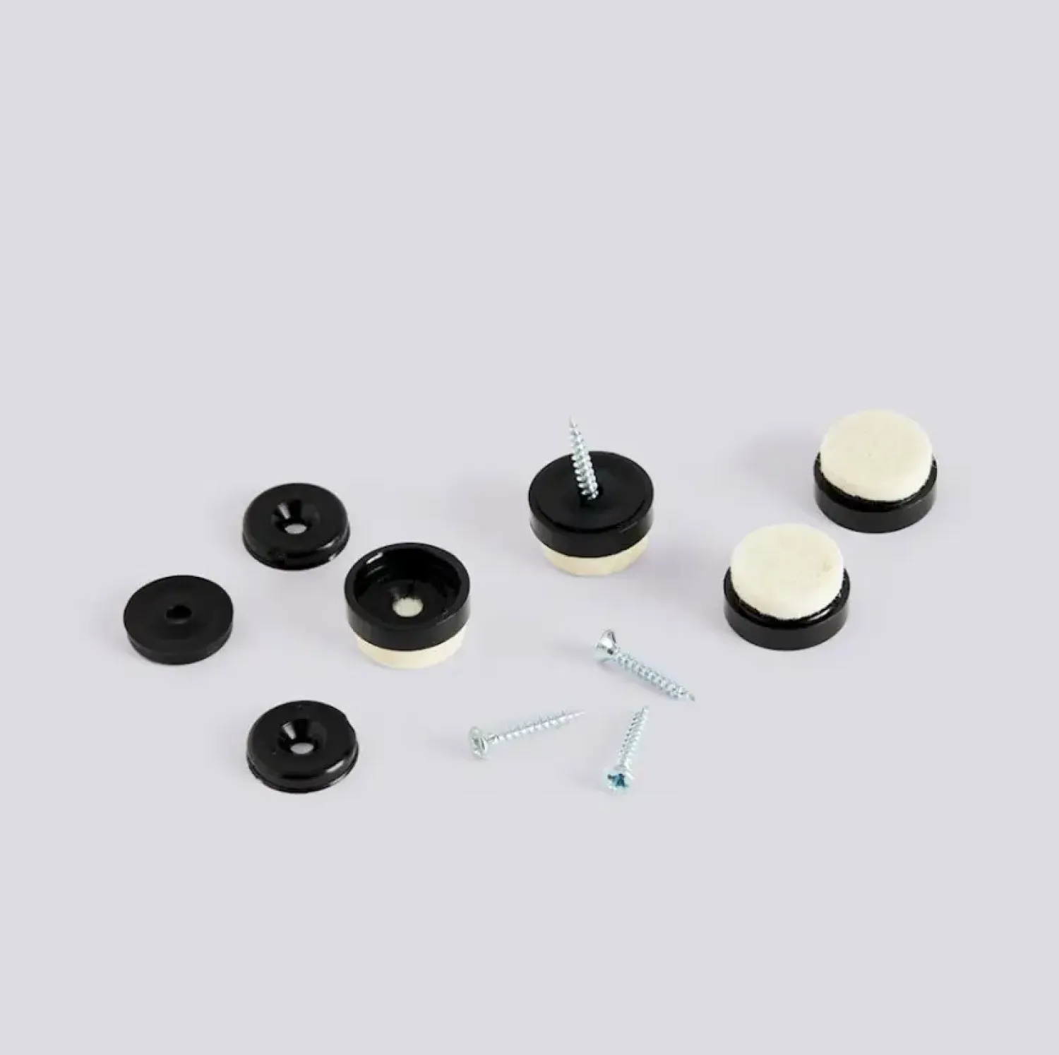 - Filt glidere med base - hvide - sæt af 4 stk. til J-serien*Hay Best