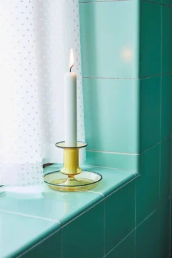 - Flare lysestage - gul^Hay Outlet