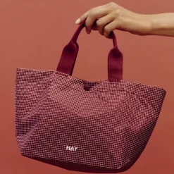 - Grid Everyday Bag - Mini - Burgundy^Hay Outlet