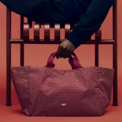 - Grid Weekend Bag - Large - Grøn*Hay New