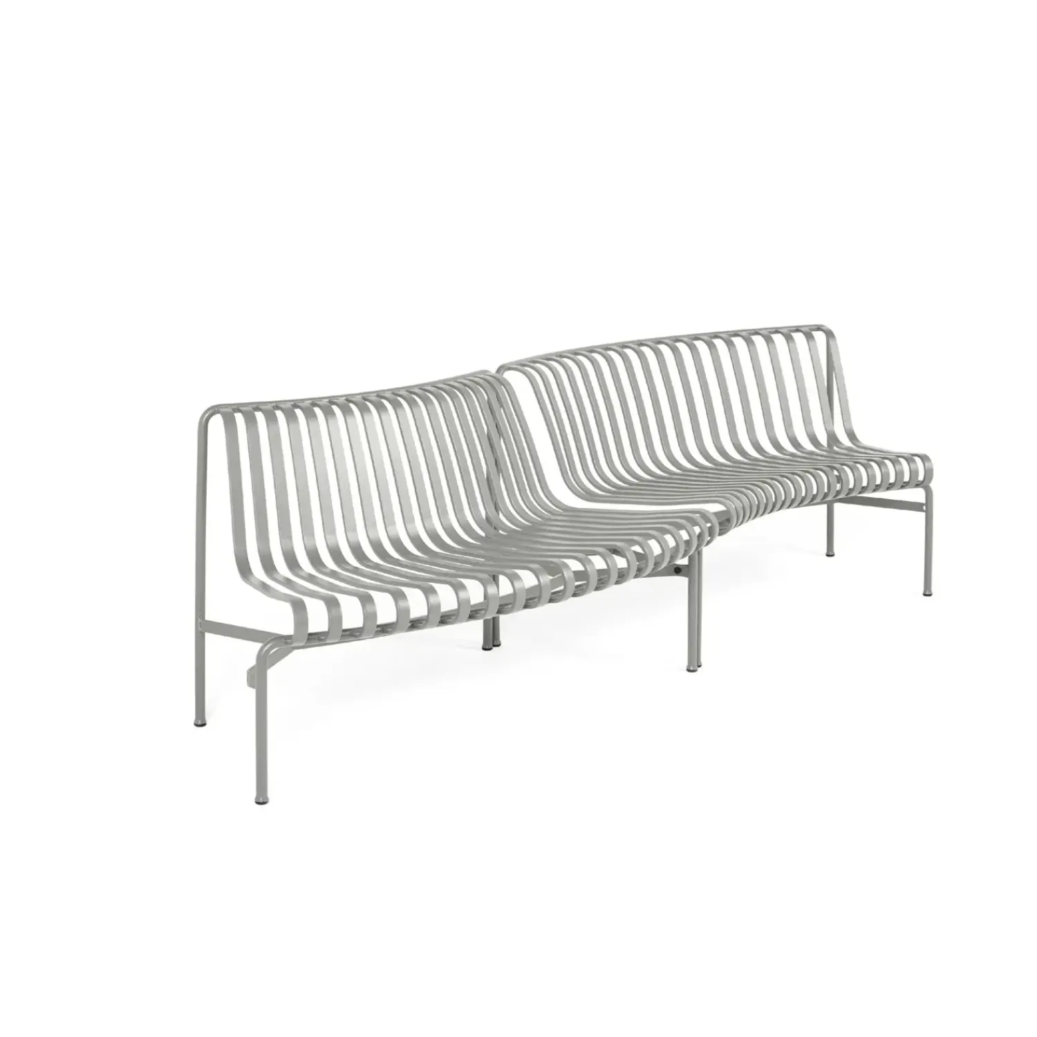 - Havebænk - Palissade Park Dining Bench - In/Out - Starter - Lysegrå / Sky Grey (2 bænke)^Hay Sale