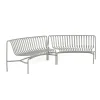 - Havebænk Park - Palissade Park Dining Bench - 2 x In - Starter - Lysegrå / Sky Grey (2 bænke)*Hay Online