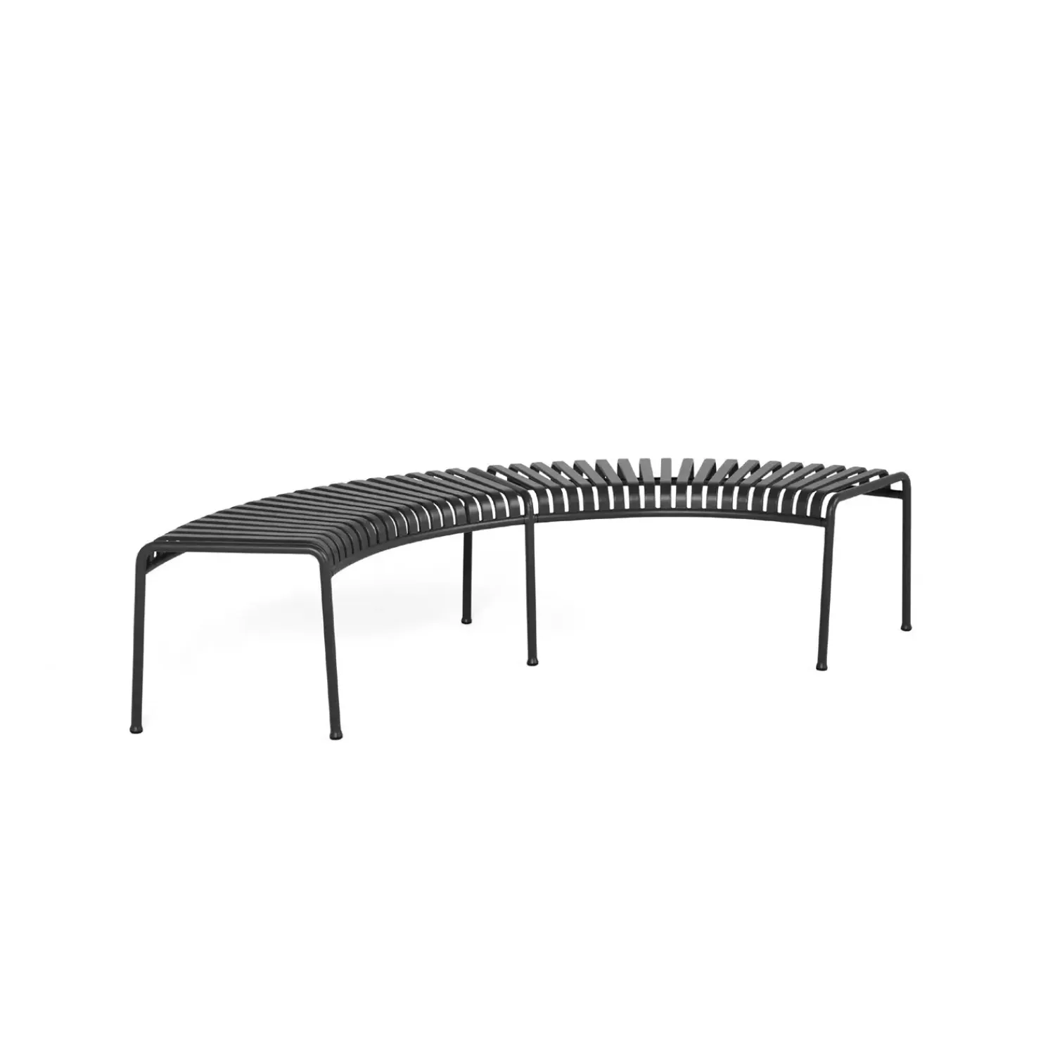 - Havebænk Park - Palissade Park Bench - Anthracite (inkl. mellemben)^Hay Clearance