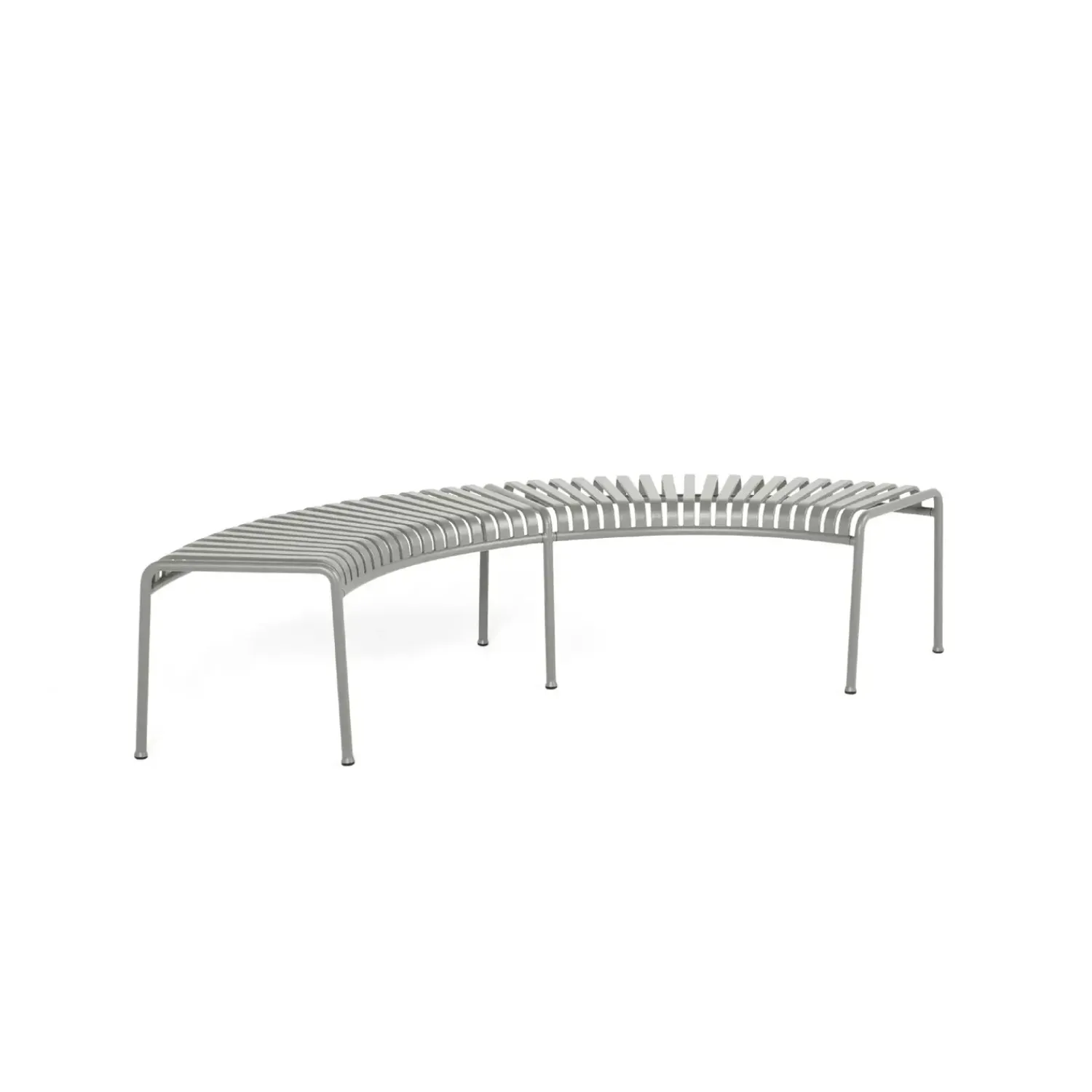 - Havebænk Park - Palissade Park Bench - Lysegrå / Sky Grey (inkl. mellemben)*Hay