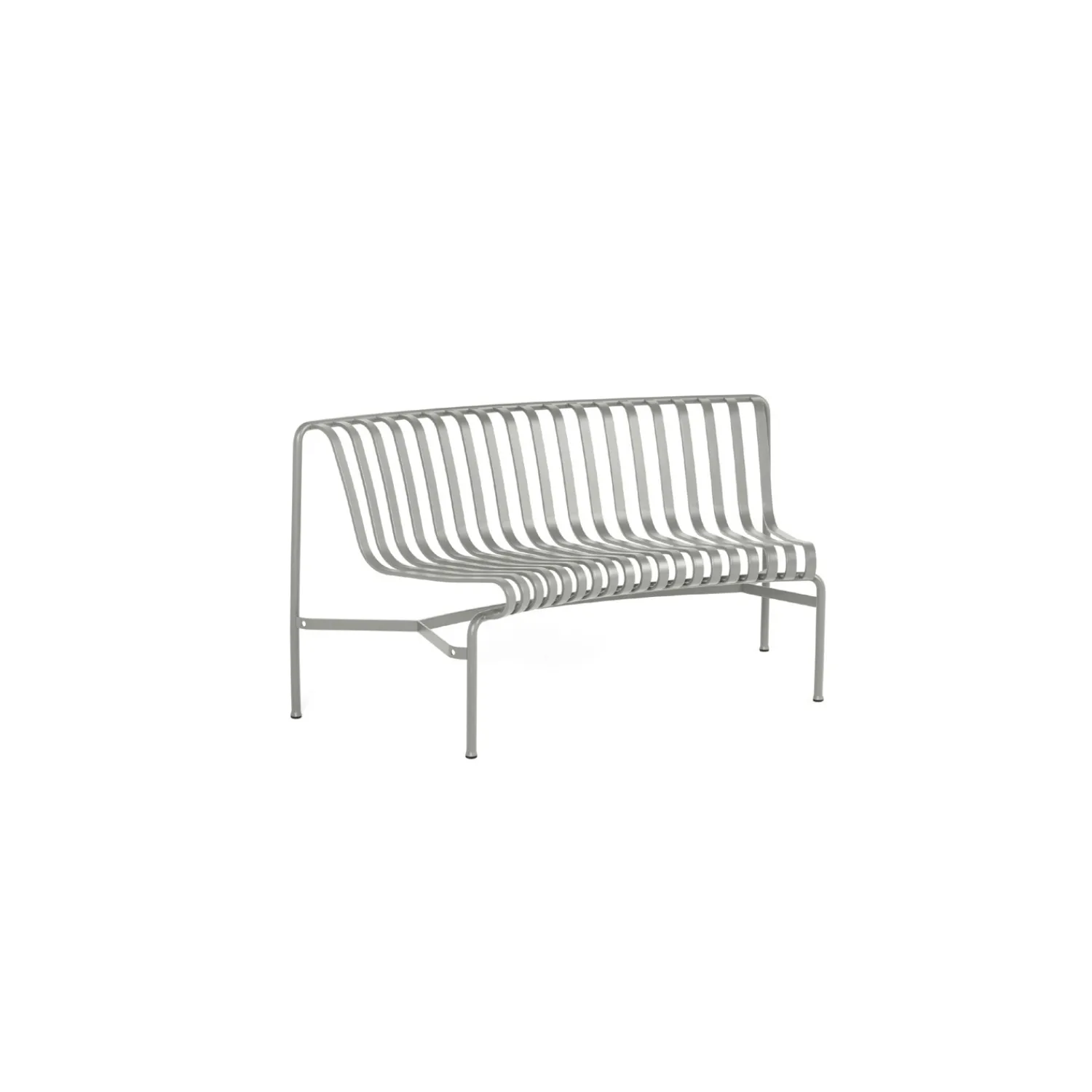 - Havebænk Park - Palissade Park Dining Bench - In - Add-on - Lysegrå / Sky Grey^Hay