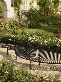 - Havebænk Park - Palissade Park Dining Bench - 2xOut - Starter - lysegrå / Sky Grey (2 bænke)^Hay Hot