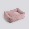 - Dogs Bed Zip - Medium - Rød/Hvid*Hay