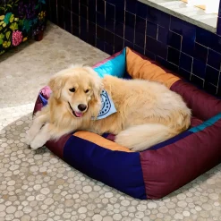 - Dogs Bed Zip - Small - Blå/Hvid^Hay Best