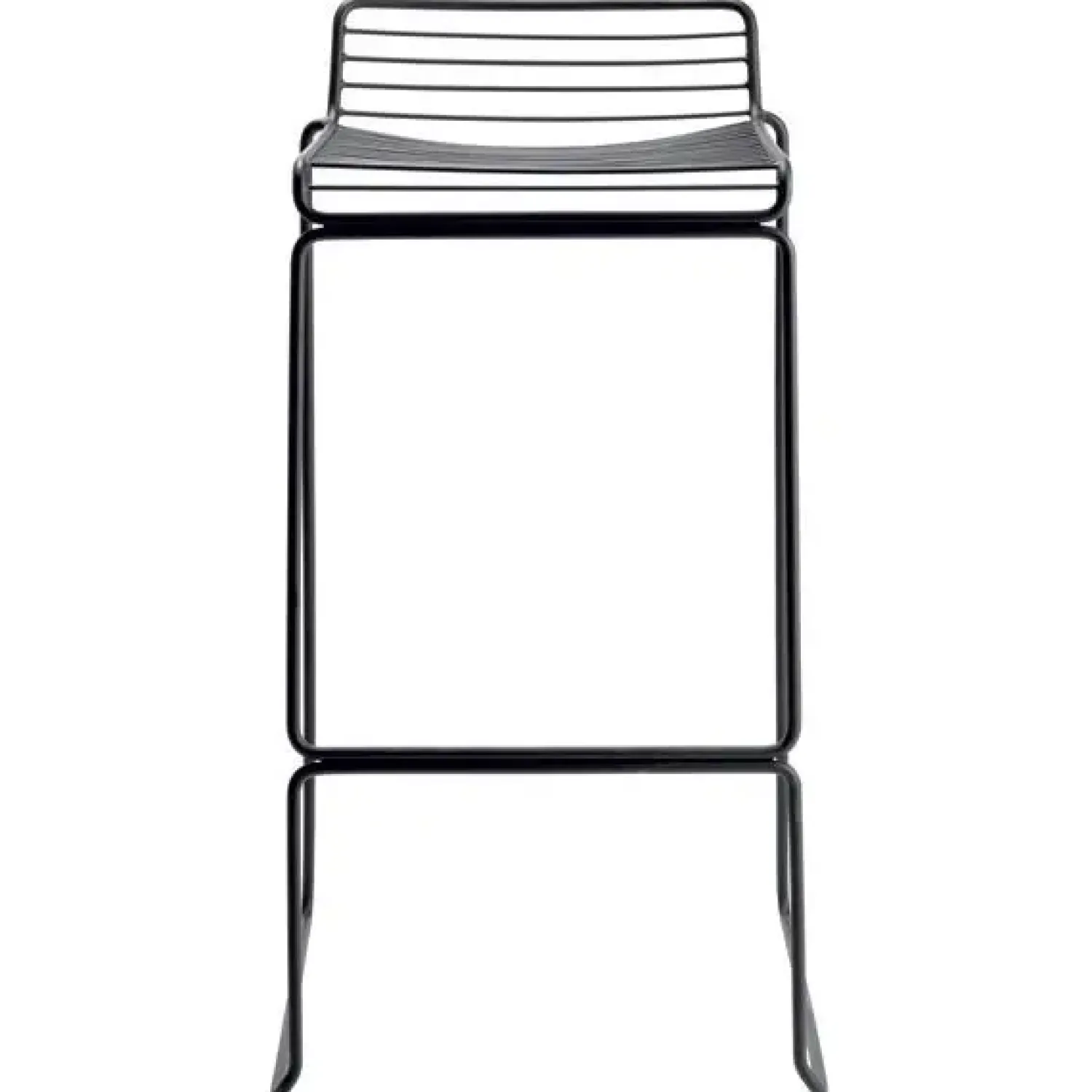 - Hee barstol - Sort - Høj model^Hay