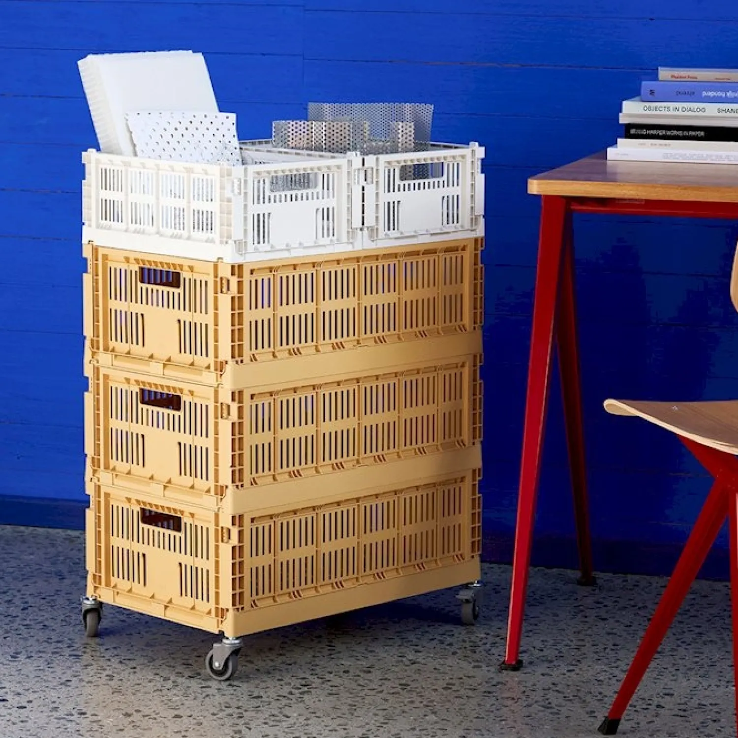 - Låg til Colour Kasse - Recycled - Large - Off-White^Hay Clearance