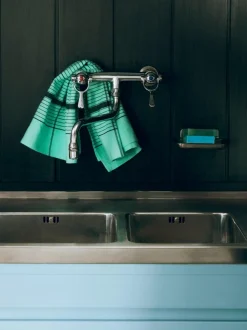 - Linear Tea Towel - W52 x L80 - Turquoise - Turquoise - 219^Hay Best