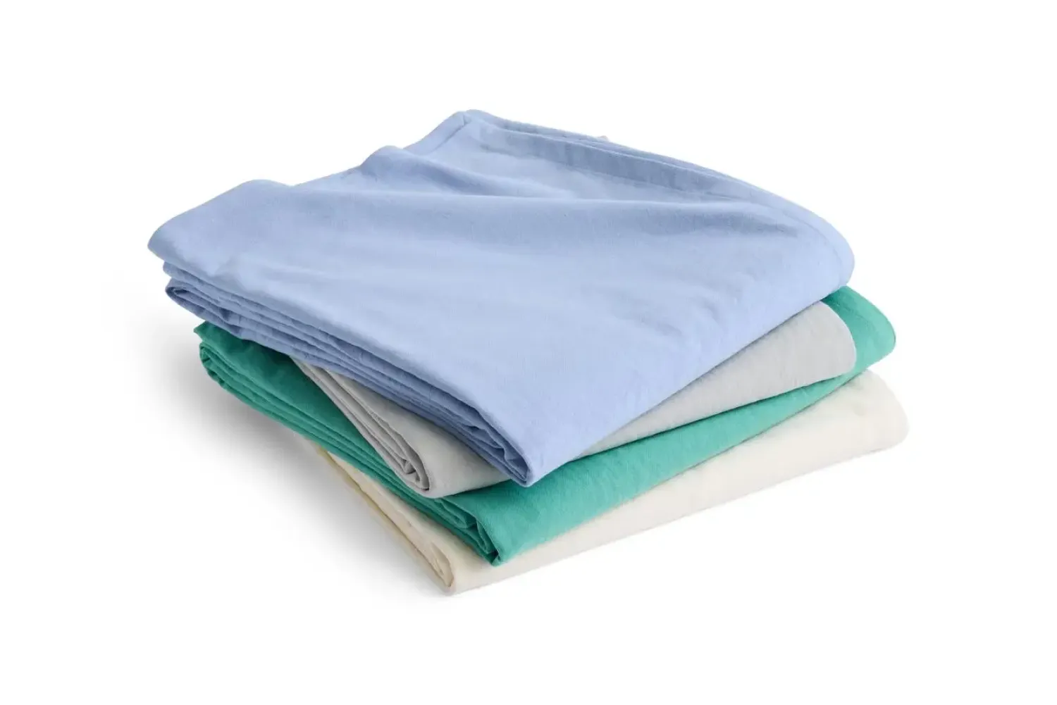 - Linen Bedspread - 240 x 260 - Sky Grey - Sky grey - 3349*Hay Hot