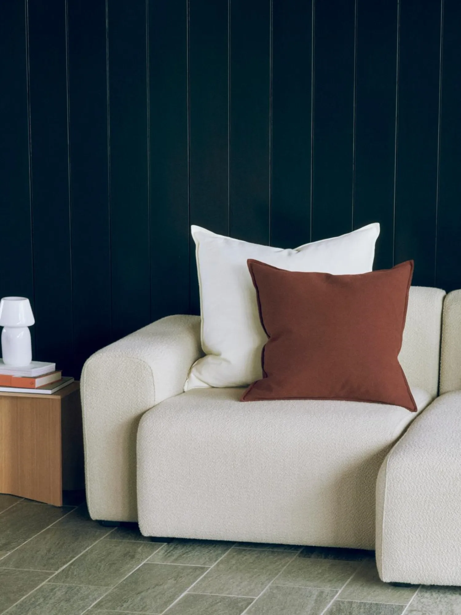 - Linen Cushion - 60x60 - Cream - Cream - 1099*Hay Online