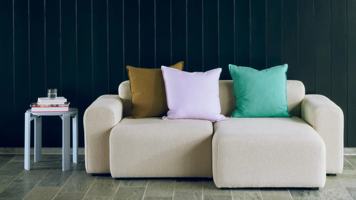 - Linen Cushion - 50x50 - Olive - Olive - 829*Hay Online