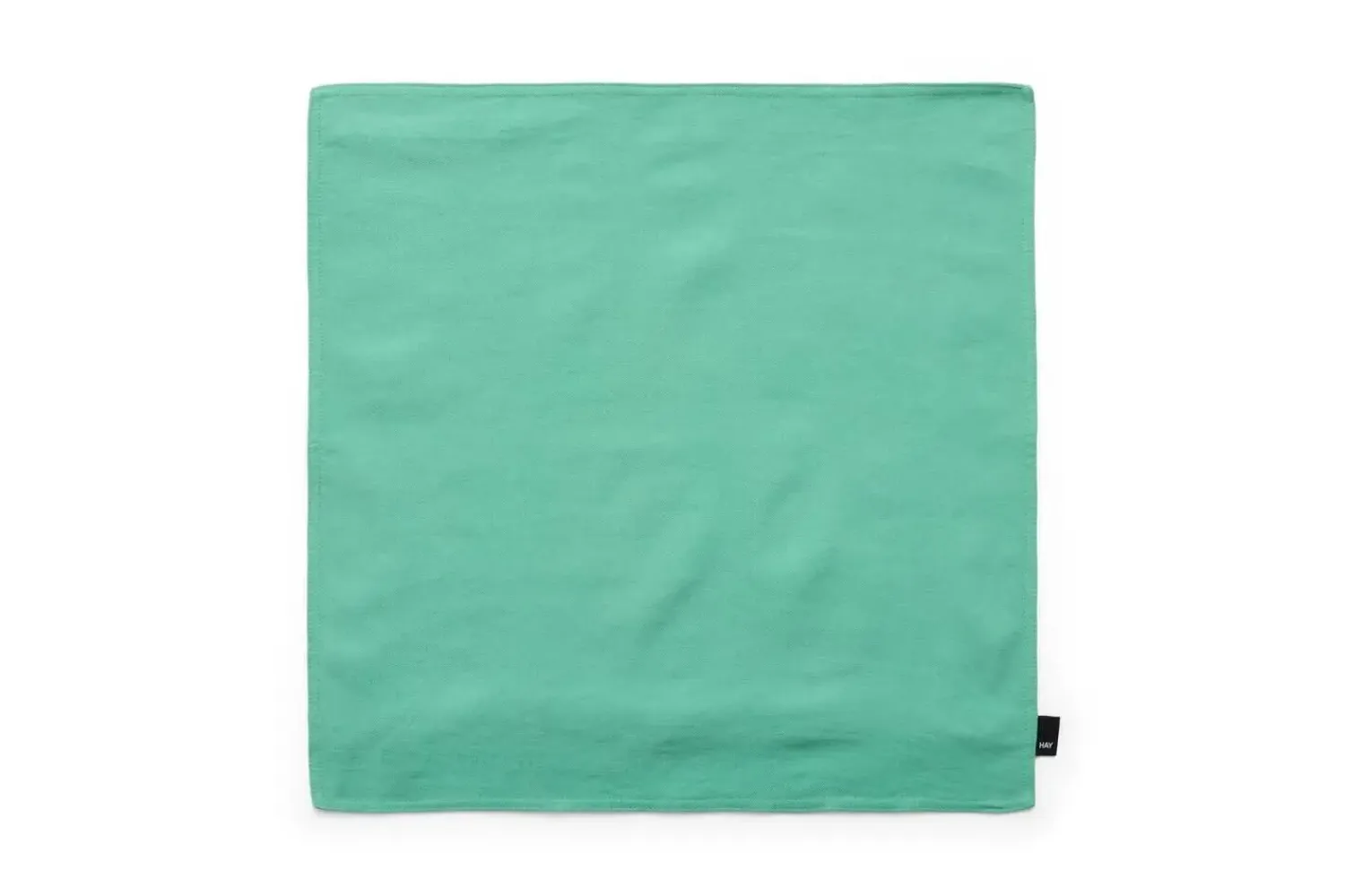 - Linen Cushion Cover - 50 x 50 - Emerald green^Hay