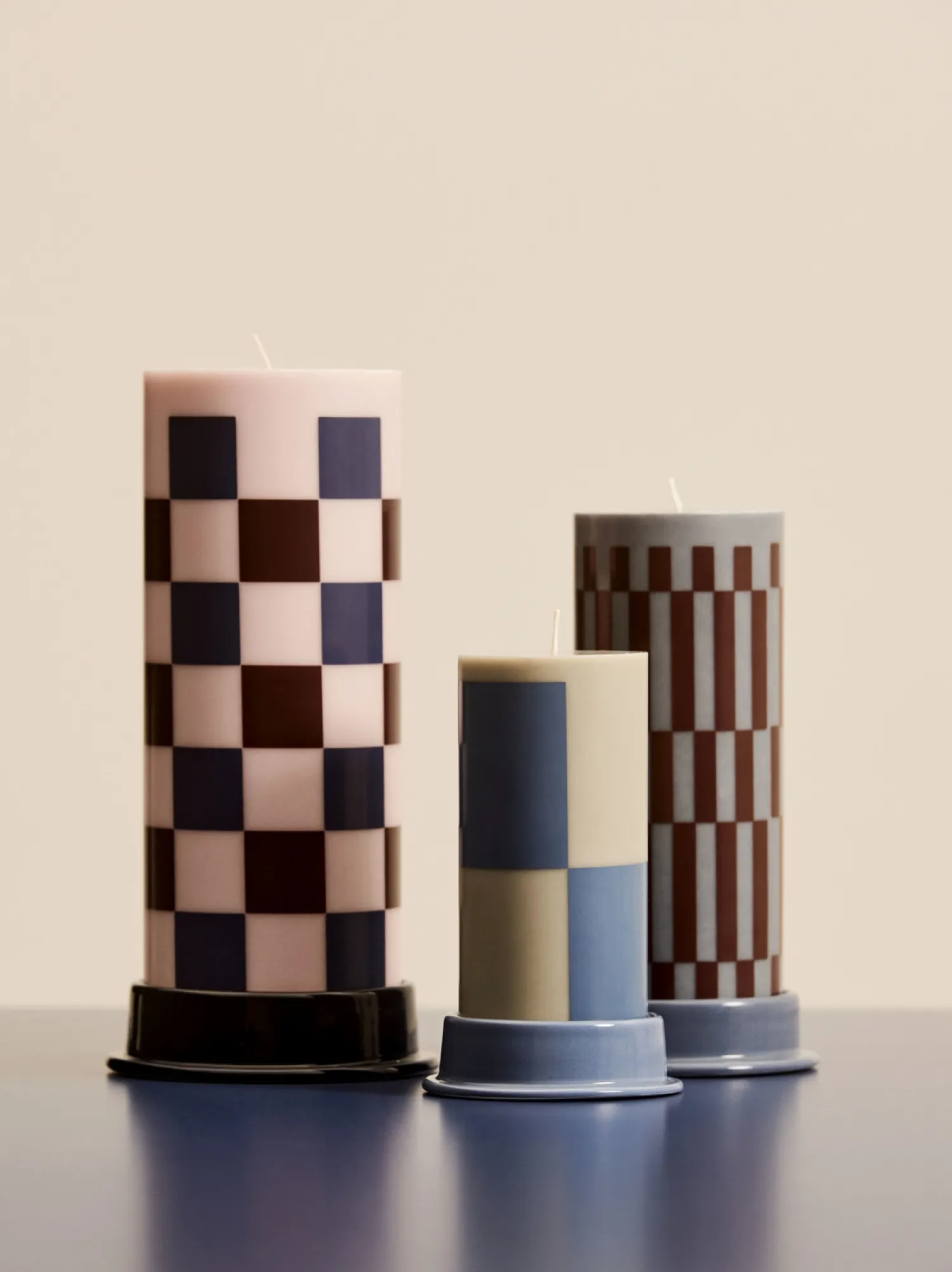 - Lysestage - Column - Large - Lys Blå*Hay Outlet