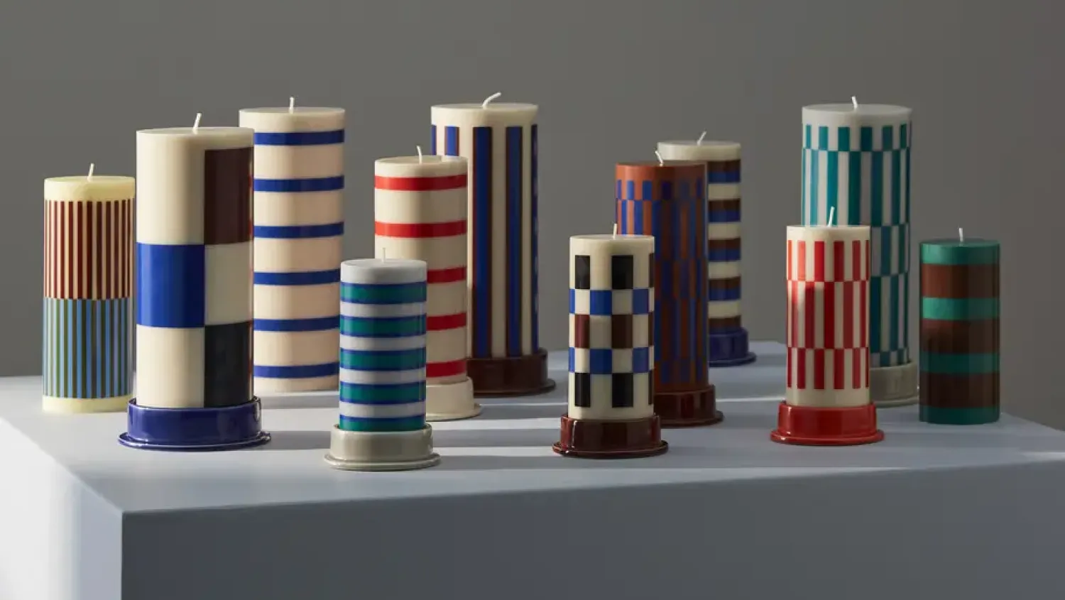 - Lysestage - Column - Medium - Dusty Blue^Hay Hot