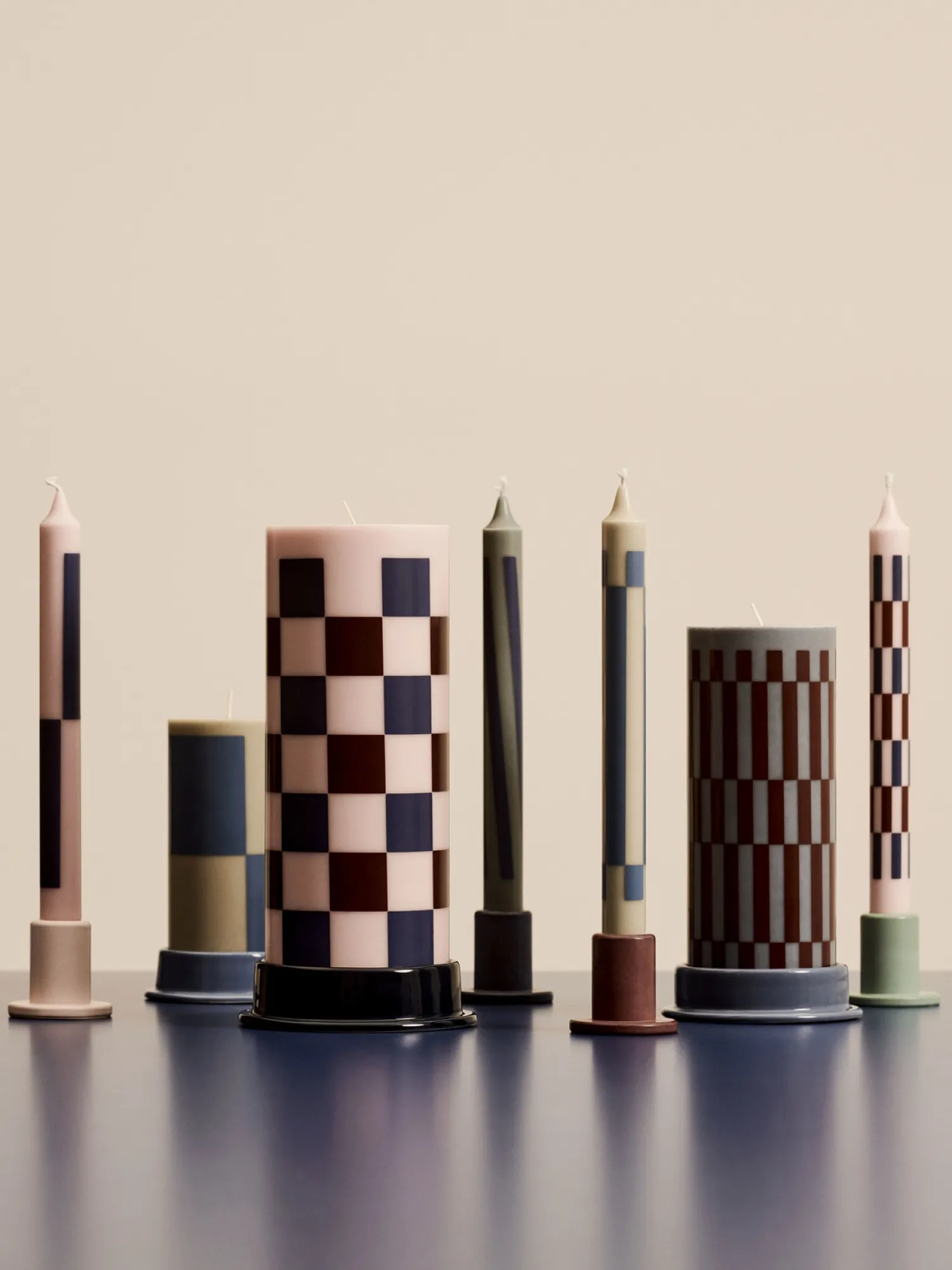 - Lysestage - Column - Medium - Dusty Blue^Hay Hot