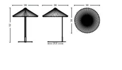 - Matin bordlampe - Gul skærm (large)*Hay Best