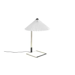- Matin bordlampe - med hvid skærm - large - H:52 cm^Hay Clearance