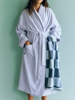 - Mono Bathrobe - S/M - Lavender - Lavender - 1499*Hay