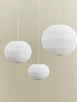 - Nelson Angled Sphere Bubble pendant - Medium - Off white*Hay Outlet