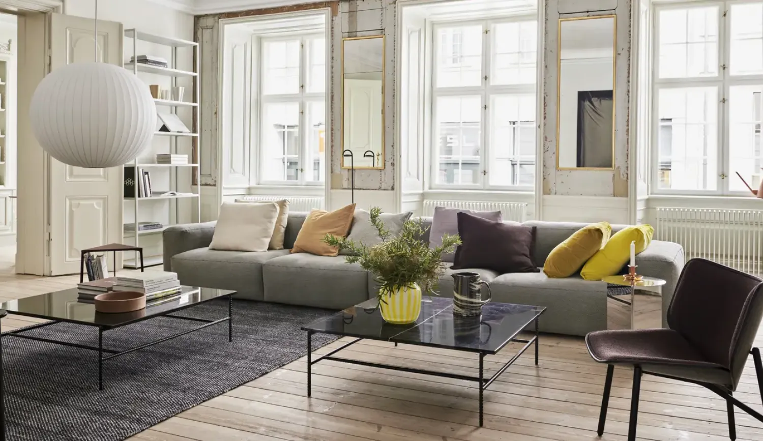 - Nelson Ball Bubble pendant (large Ø68 cm) - off white*Hay Online